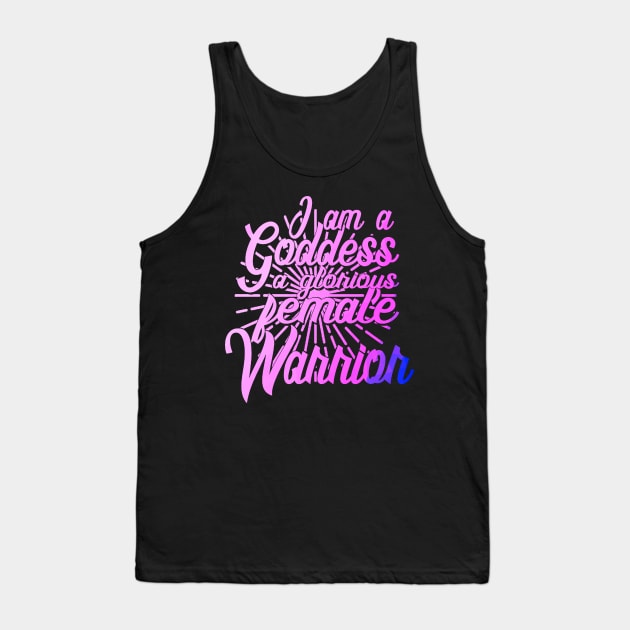 Pawnee Goddesses - Feminist Parks and Rec Quote Tank Top by ballhard